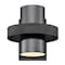 Westinghouse Fixture Wall UnMount 60W Exton Distressed Alum Gun Metal Cylinder Shade 6369100 - alternate 1